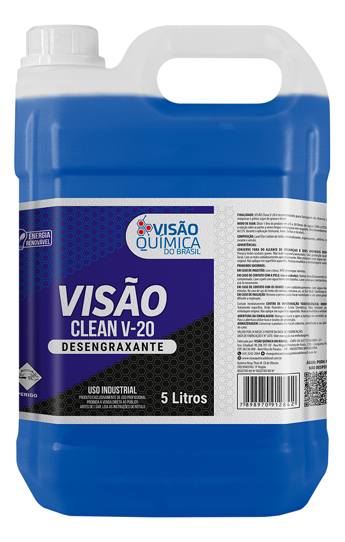 Embalagem VISÃO CLEAN V-20