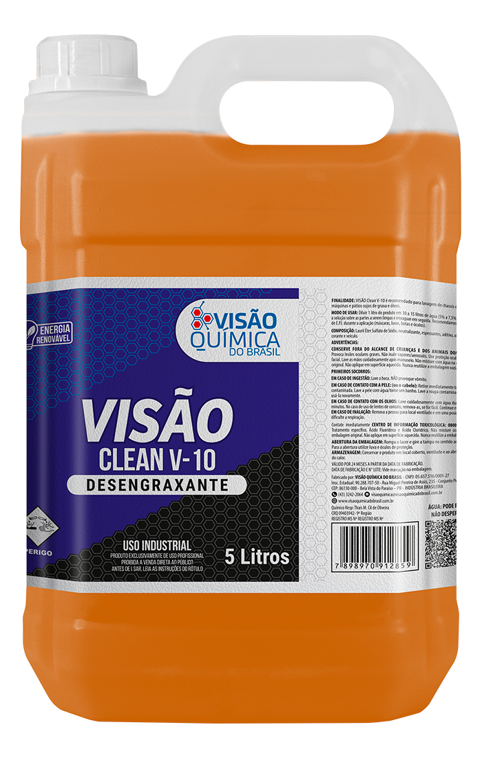 Embalagem VISÃO CLEAN V-10